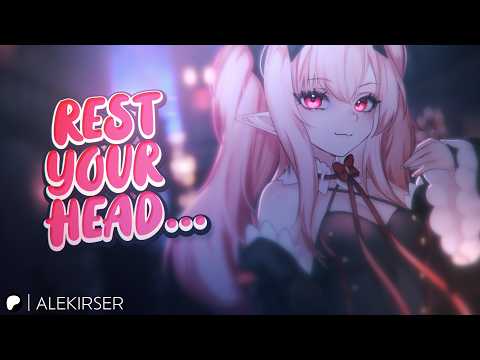 ASMR || “Just Close Your Eyes…” Lonely Vampire Girl Keeps You Safe While You Sleep! [Sleep Aid]
