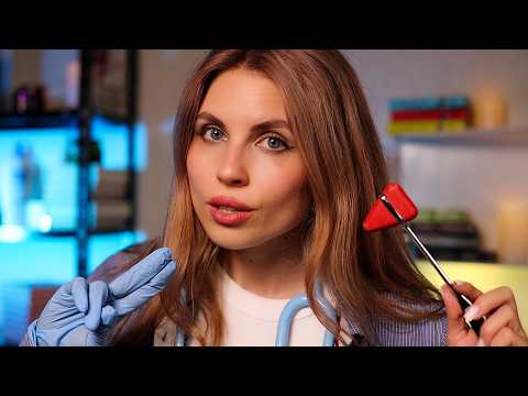 ASMR Extremely Detailed Cranial Nerve Exam,Hearing Test,Eye Exam | Full Body Medical Roleplay