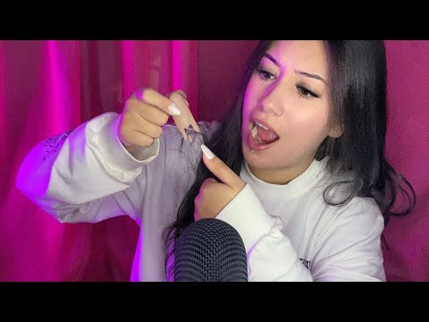 ASMR VOU TE FAZER RELAXAR APENAS COM MEUS DEDOS! ⚠️