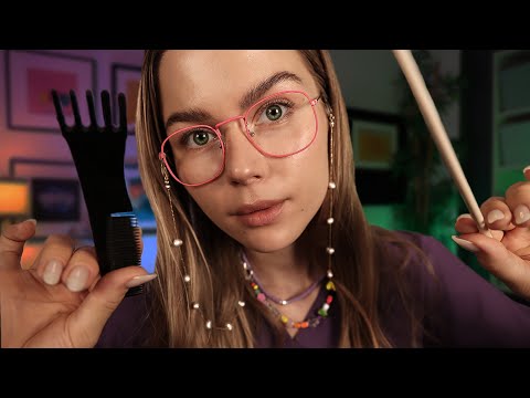 ASMR Realistic Scalp Exam & Treatment RP.  Soft Spoken ~ Personal Attention