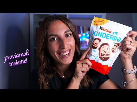 PROVIAMO INSIEME I KINDERINI 🍪 (eating sounds) ASMR ita