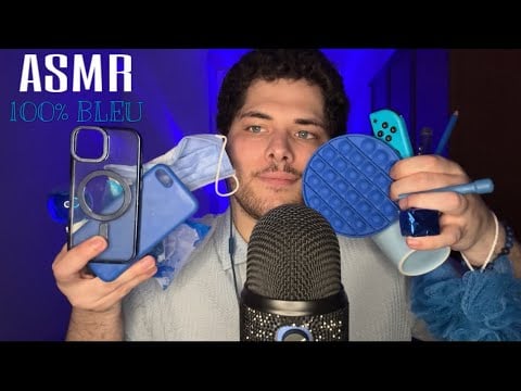 ASMR Français : TRIGGERS 100% BLEU 💙