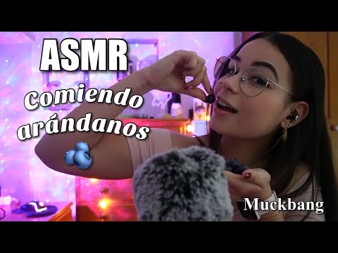ASMR COMIENDO ARÁNDANOS🫐 EATING BLUEBERRIES | Mouth sounds, muckbang y susurros para dormir-Pandasmr