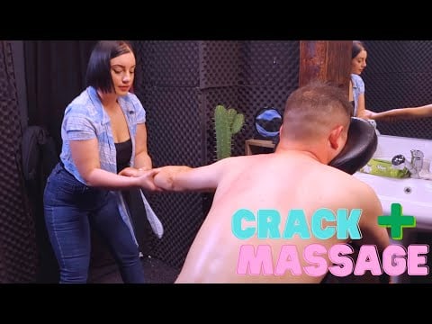 ASMR CHAIR MASSAGE | Oily Back Massage