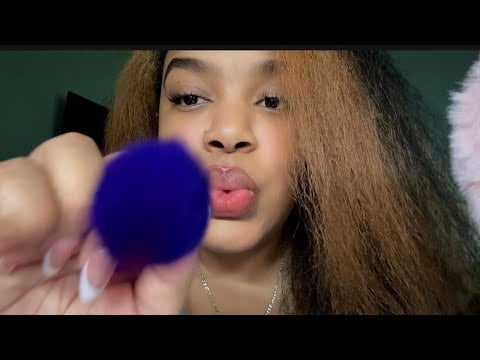 ASMR | Spit Painting with Wooden Makeup 💕 | brieasmr