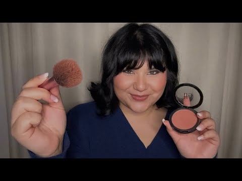 ASMR doing your makeup EXACTLY like mine! *tingly*