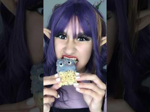 ASMR| Trying MONSTER candy!? #asmr #asmrsounds #asmrcommunity #asmrtriggers #asmreating #cosplayer