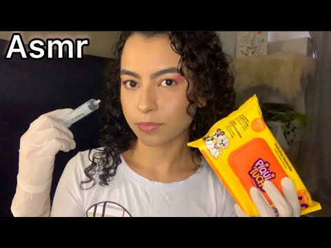 ASMR/ ENFERMEIRA DA NOITE FAZ SEUS CUIDADOS NOTURNOS 👩🏽‍⚕️🩺 🏥