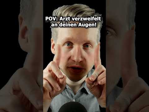ASMR - POV: Arzt verzweifelt an deinen Augen! #shorts #asmr #roleplay #deutscheasmr