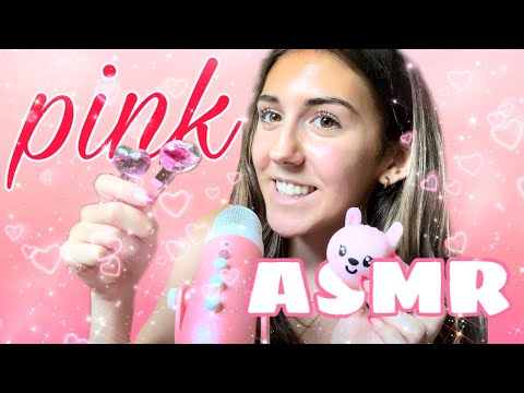 ASMR but everything is pink! 💖💕🩷candy, toys, and more!