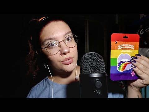 MOUTH SOUNDS con POP CANDY (Eating & Popping Sounds)😴💜 | ASMR ITA