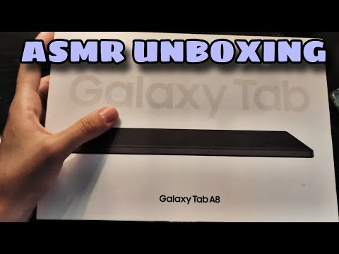 ASMR UNBOXING DO MEU TABLET 📱❤️