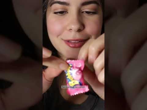 ASMR MASCANDO CHICLETE #SHORTS