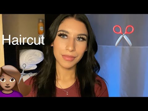 ASMR Realistic Haircut ROLEPLAY  💇🏽‍♀️