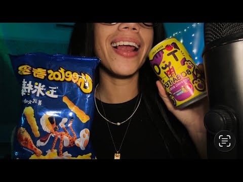 ASMR snaks asiáticos 