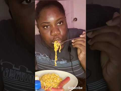 ASMR spicy cheesy buldak noodles mukbang