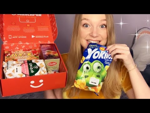 ASMR Snacks from Around the World! ✨MunchPak✨ (Whispered, Eating)