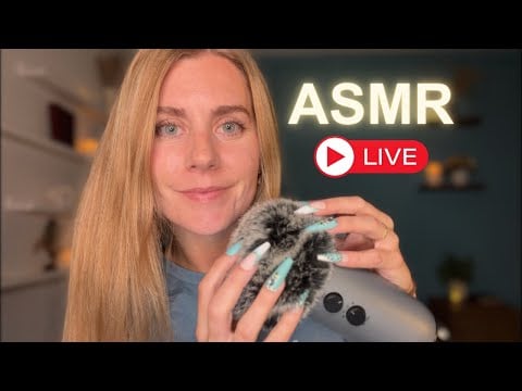 Live ASMR Hangout, tapping, fluffy mic, trigger boxes, and Bible verses 🫶