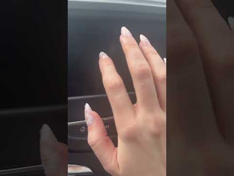Had to get a rental car and I always love to tap the controls! #tapping #nails #asmr #tingly