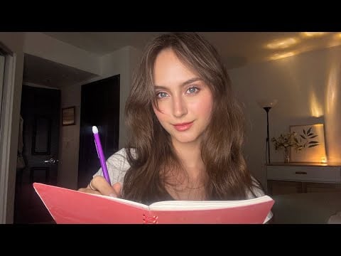Lofi ASMR ~ "Are You Human?" Interview (soft spoken, pencil sounds, gum chewing, comedy lol)