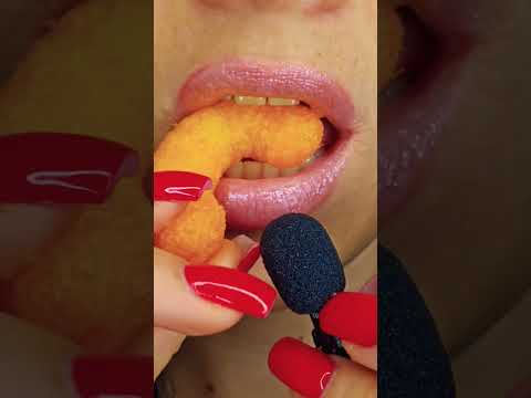ASMR Crunch Sounds | Crispy Corn Puff & Waffle | اصوات مقرمشة