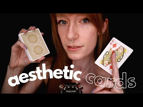 ASMR ⚡️ Aesthetic Card Tapping & Guessing Game (Slow to Fast)