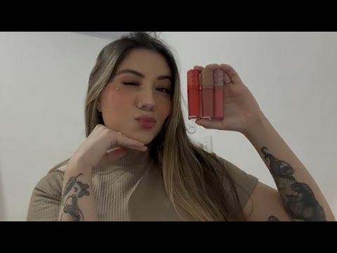 ASMR caseirinho minha coleção de gloss