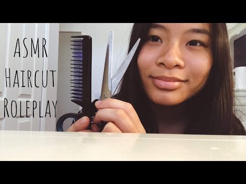ASMR Haircut Roleplay #2 (Styling, Trimming, Cutting, etc)