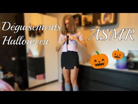 [ASMR FR] Try On | 5 Idées de Déguisements Halloween Dernière Minute ❤️