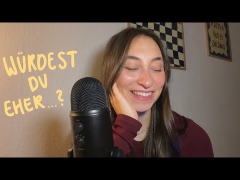 ASMR | wir spielen WÜRDEST DU EHER 🫢 