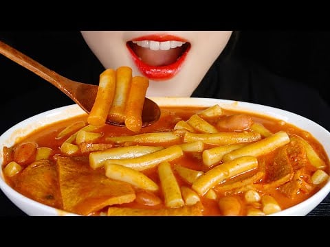VERY SPICY TTEOKBOKKI MUKBANG ASMR SPICY TTEOKBOKKI ASMR SPICY RICE CAKE ASMR 🔥🔥🔥