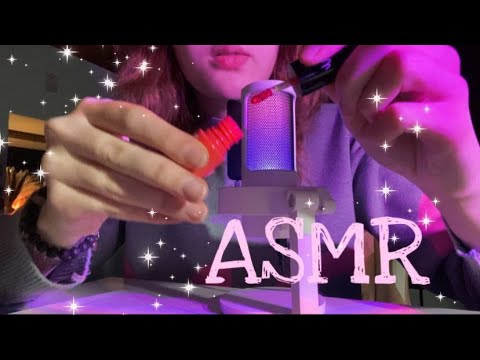 asmr быстрый: только розовые триггеры (ну почти) // звуки рта, звуки рук🎀