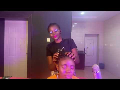 ASMR SCALP SCRATCHING AND HEAD MASSAGE VERY RELAXING FOR THOSE WHO WANT TO SLEEP
