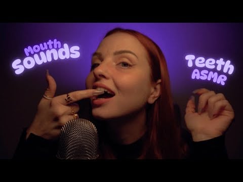 ASMR Teeth Tapping and Mouth Sounds (no talking)