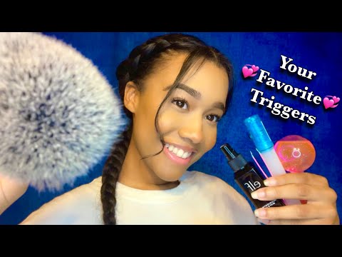 ASMR Doing Your Favorite Triggers ☺️🌟 ASMR Trigger Assortment