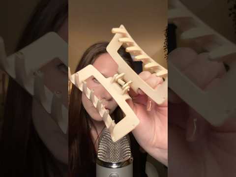 Clipping back your hair ASMR #asmr #relax #tingles #sleep #visualtingle #personalattention