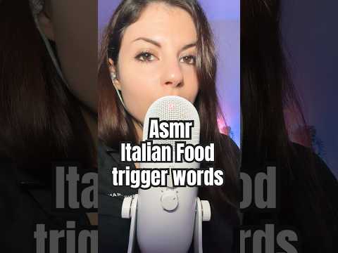 Asmr Italian trigger words #shorts #asmr