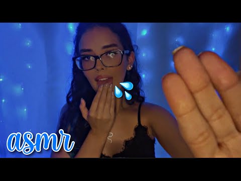 ASMR - SPIT PAINTING (wet mouth sounds)