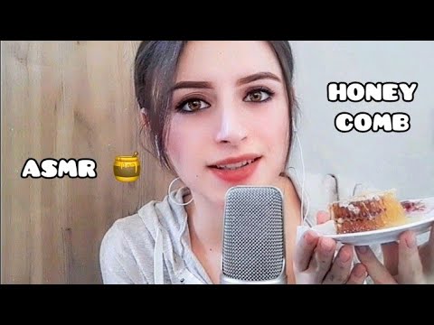 ASMR 🍯 HONEYCOMB (STICKY/SATISFYING EATING SOUNDS)