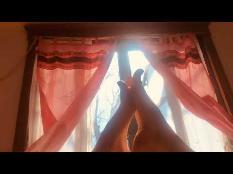 ASMR bare feet relaxing happy