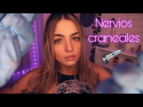 ASMR EXAMEN DE LOS NERVIOS CRANEALES 💉👩🏼‍⚕️ ASMR ROLEPLAY ESPAÑOL