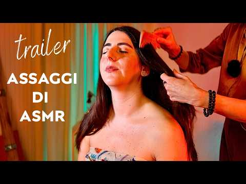 ASSAGGI di ASMR 🎬 TRAILER pulizia energetica e massaggio su persona reale