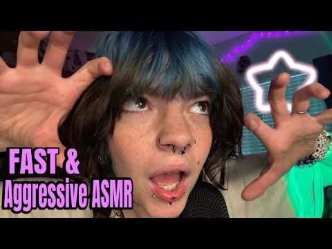 Fast&Aggressive ASMR With No Plan CHAOTIC TINGLES🦶🏻#asmr 