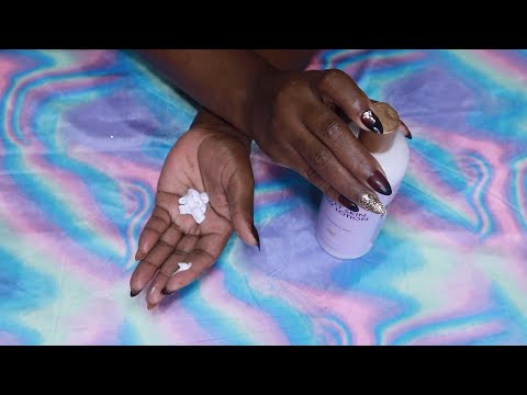 Velvet Skin Body Lotion Shea Moisture ASMR Lotioning Hands