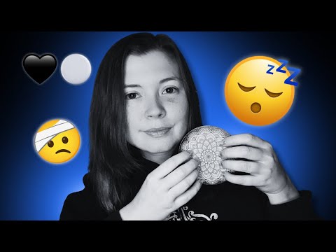 🖤⚪ Fast Muffled Tapping & Scratching ASMR | Monochrome Series for Headaches and Migraines