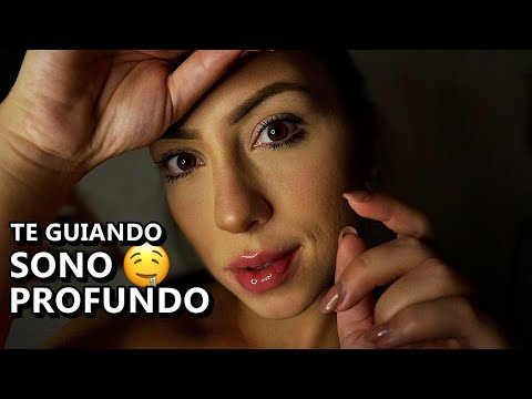 ASMR: SUSSURRANDO NO SEU OUVIDO E TE GUIANDO PARA SONO PROFUNDO