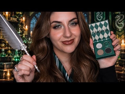 ASMR Deutsch 🐍 Nachsitzen & MAKE-UP mit einer Slytherin-Schülerin | Sie liebt Draco Malfoy 👀