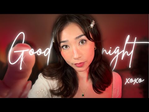 ASMR Touching your face and giving you goodnight kisses ❣️