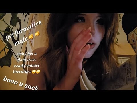 asmr for performative feminists🤨🫵