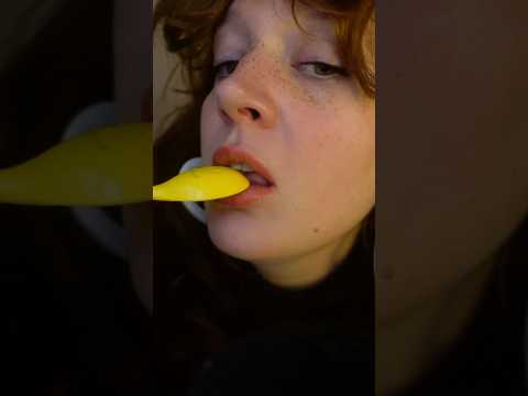 Pure Spoon Mouth Sounds • No Talking  #asmr #mouthsounds